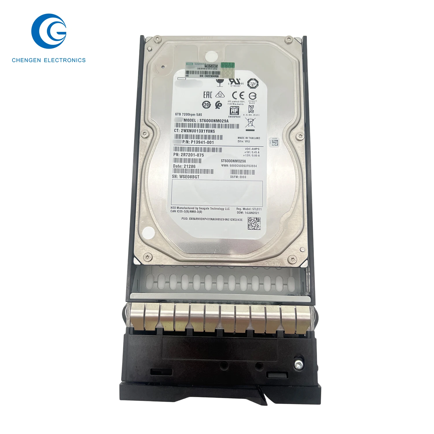 2pcsNew وصول R0Q58A 6Tb Sas 1G Midline 7.K Lff (3.5In) خادم داخلي Hdd M Enterprise محركات الأقراص الصلبة لـ Hpe Msa Hdd Enterpris