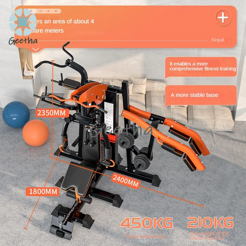 Hot Sale Unisex 3 Station Home Gym Equipment Versatile Multi-Function Strength Fitness Training Tool