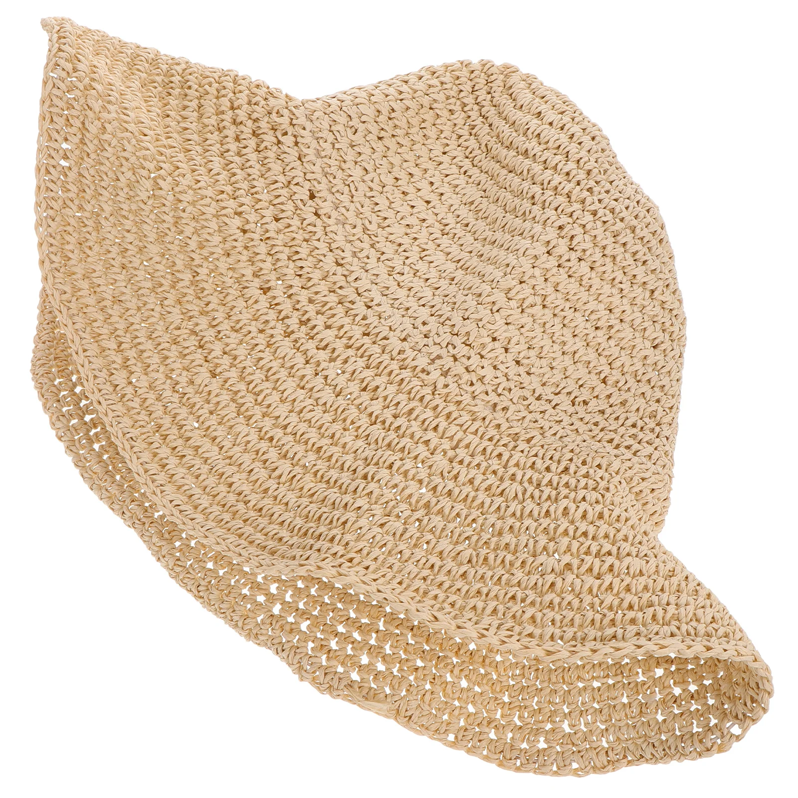 

Woven Straw for Women Large Brim Foldable Bucket Hat Bucket Hat Women Beach Outdoor Travel Spring Autumn Fishing