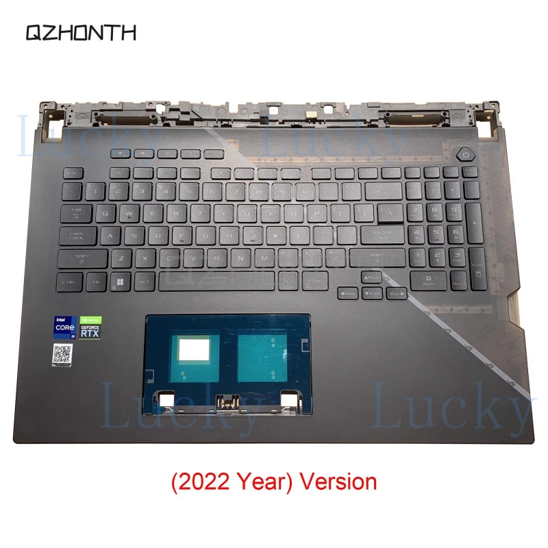 

f for ASUS ROG Strix Scar 17 G733 G733Q G733QR (2022) Palmrest with Backlit Keyboard
