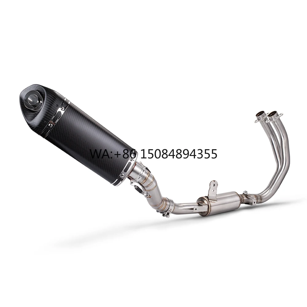 

51mm Carbon Fiber Stainless Steel Motorcycle Exhaust System New Whole System for CB400F CB 440 Cb 440f Fexhausts
