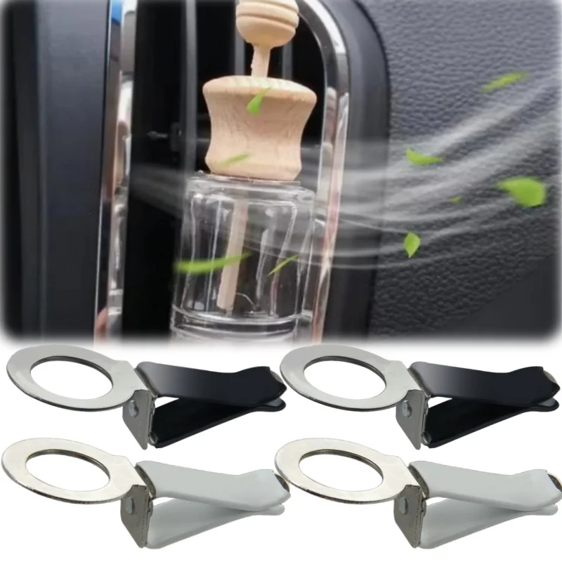 Soporte de Perfume para salida de aire de coche con Clip ajustable de rotación de 360 para aceites esenciales difusor de aromaterapia accesorio de decoración para vehículo