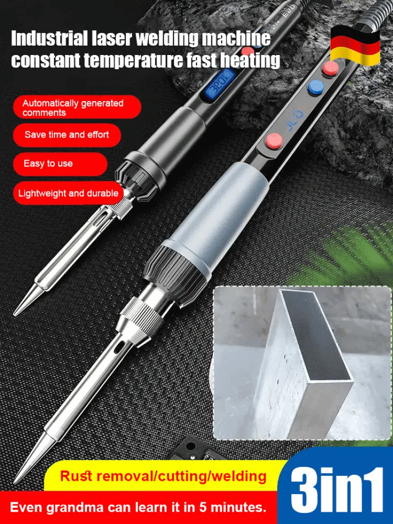 

Soldering Pen Tool Set Repair Digital Black Soldering Iron Soldering Industrial Grade Soldering Pen