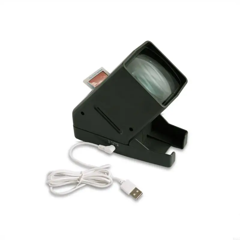 Handheld 3X Magnification LED Lighted Illuminated Viewing 35mm Slide and Film