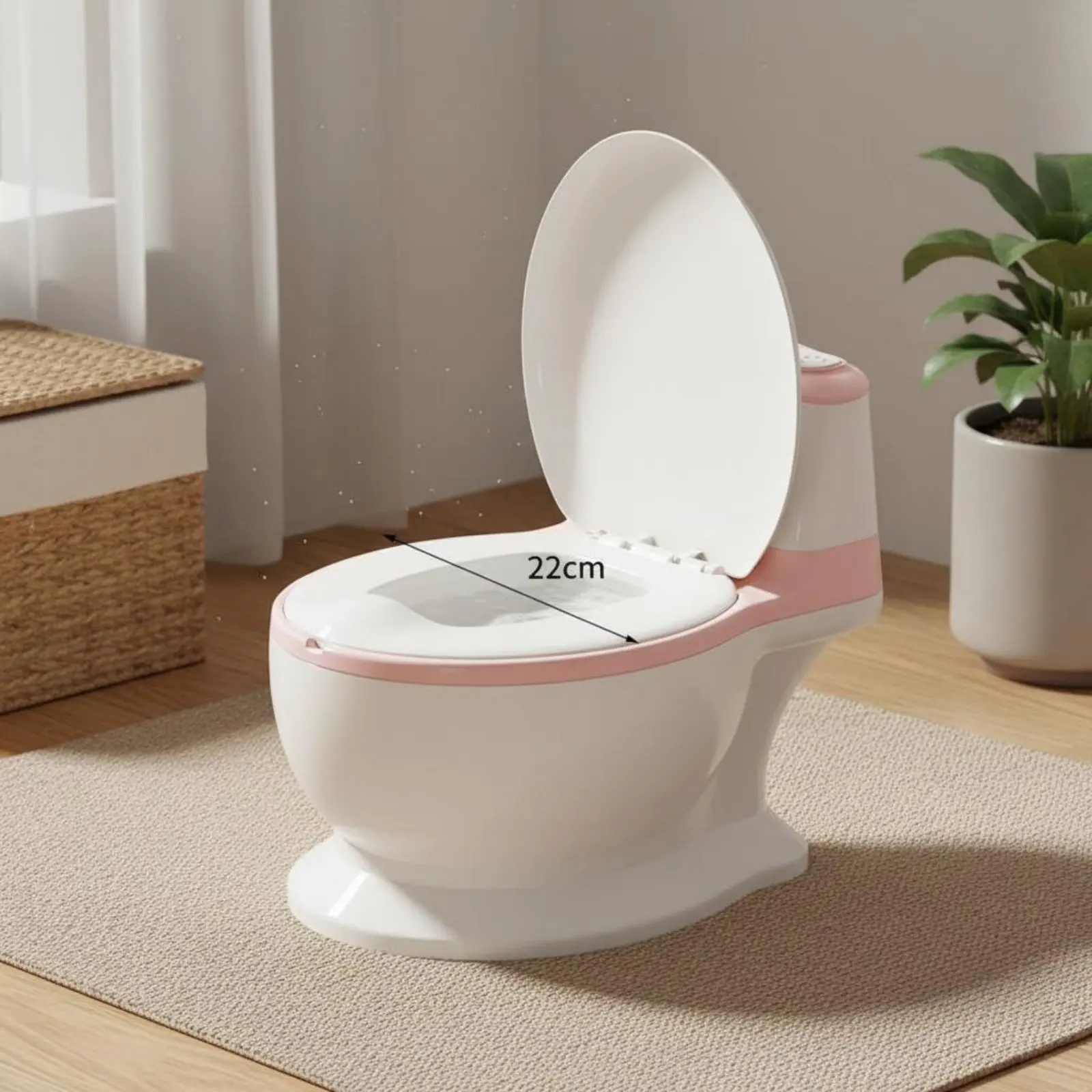 

Miniature Toilet Water Bowl Large Capacity Toilet Shaped Pet Bowl Novelty Pet Water Dispenser Detachable With Tissue Holder