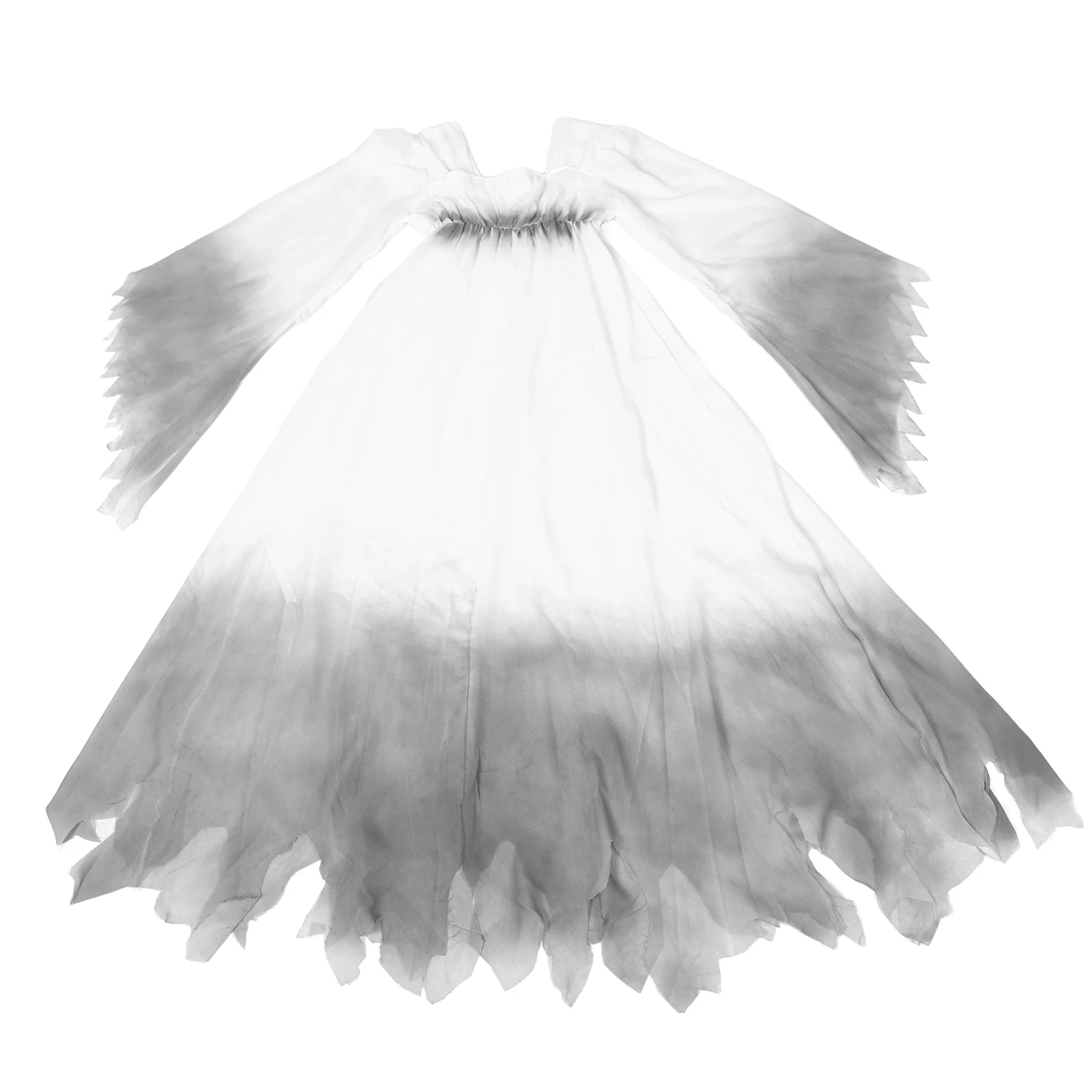 

Ghost Bride Dead Bride Halloween Costume Women Zombie Gossamer Spirit Dress Gothic Witch Adult Party Costumes Scary Cotton