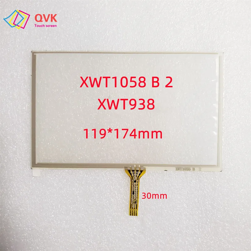 4-wire welding resistive touch screen A2265A-G/XWT1058 B 2 XWT938 digitizer sensor 120*74 / 119*174 mm