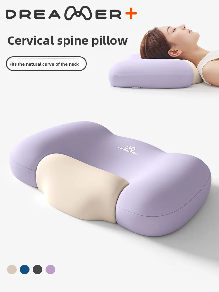 

Zhimengren Memory Foam Pillow Neck Support Sleep Aid High Quality Side Sleep Single Bed Use Comfortable Breathable Hinge Shape