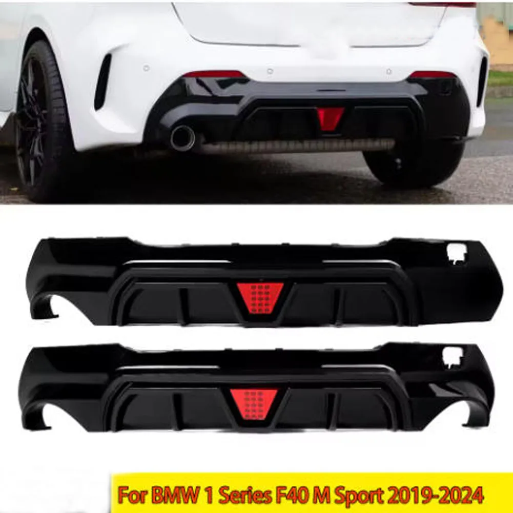 

ЗАДНИЙ РАЗНИЦА M SPORT Замена ДЛЯ BMW 1 SERIES F40 118i 120i 120d 128ti M135i 2019-2024 M Спортивный бампер Спойлер ЧЕРНЫЙ