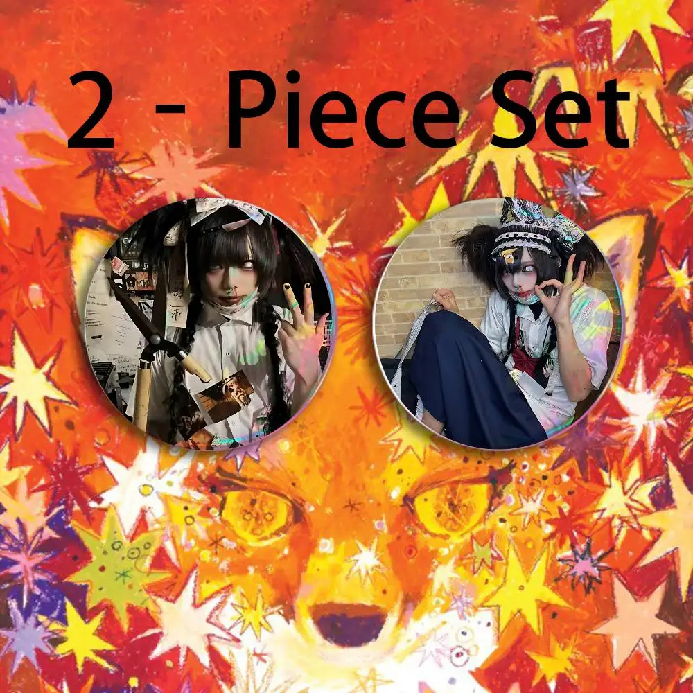Senketsu Akochan Hiro Kun Mettasashi Badges 25 32 44 58 75 mm Round Customizable Wholesale Fan goods Self-made fan freebies