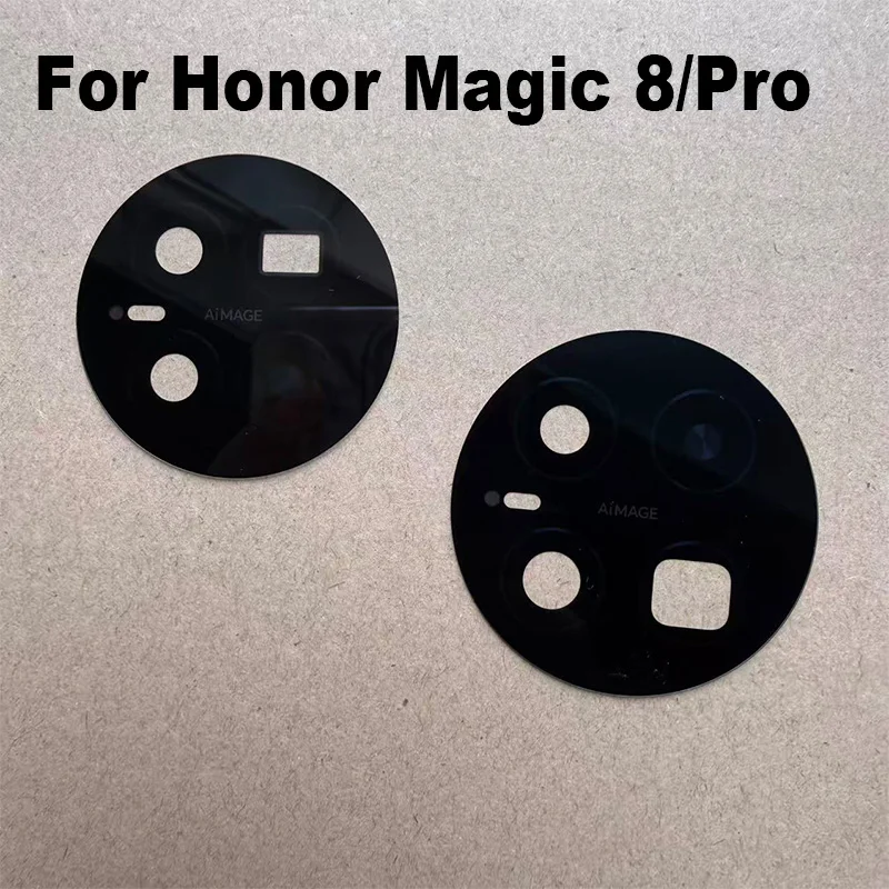 New For Huawei Honor Magic8 Pro Back Camera Glass Rear Lens With Adhesive Sticker Replacement Magic 8 Pro