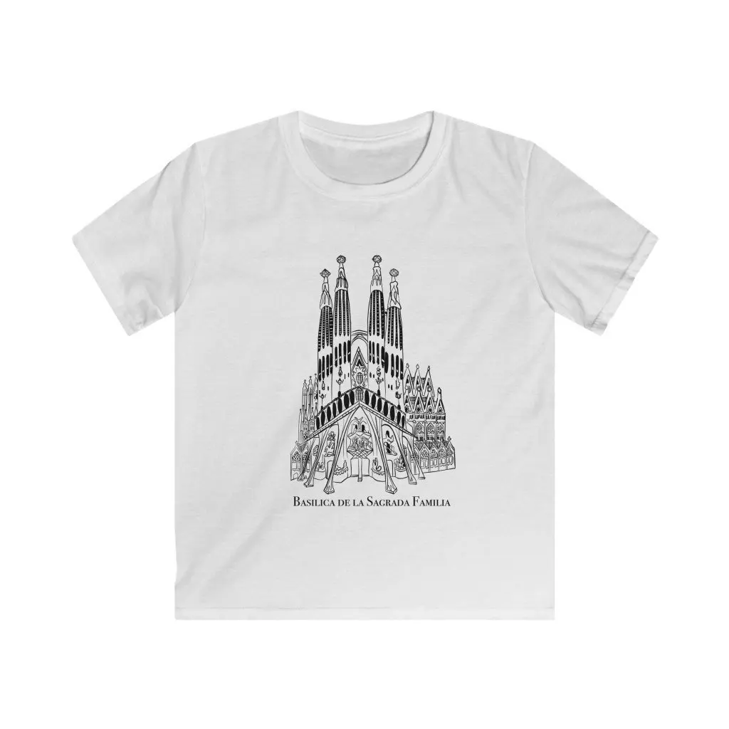 Basilica De La Sagrada Familia Kids T Shirt