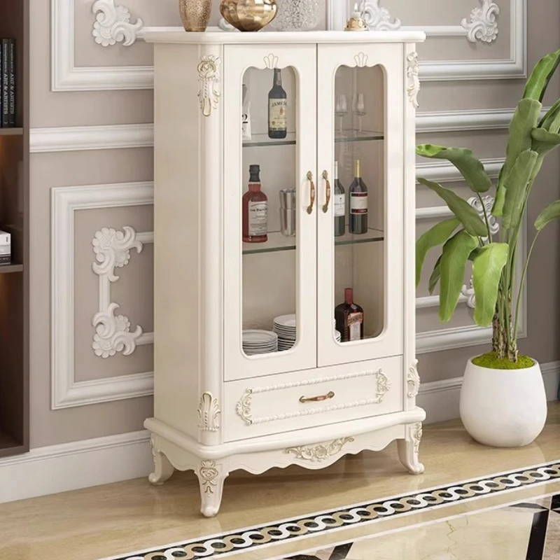 Luxury Wine Living Room Cabinets Display Craft Shelf Corner Coffee Living Room Cabinets Decor Storage Gabinete Salon Furniture