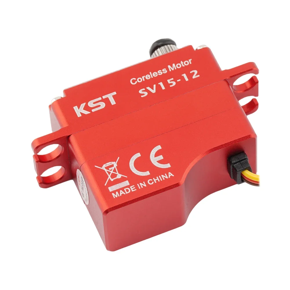 AParts KST SV15-12 Medium All Metal Digital 12V High Voltage High Torque 15KG Hollow Cup Model Aircraft Fixed Wing Helicopter Ti