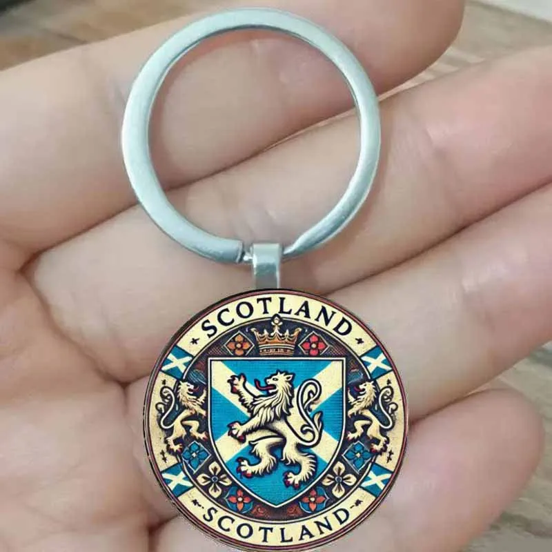 

Scottish zinc alloy keychain - suitable for brothers and sisters, Father's Day, Mother's Day, birthday, holiday, Halloween, Chri