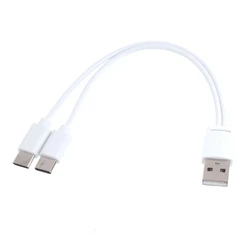 R9CB USB A męski na typ C męski rozdzielacz kabla ładującego 2/4-portowy kabel ładujący przewód szybkiego ładowania do słuchawek