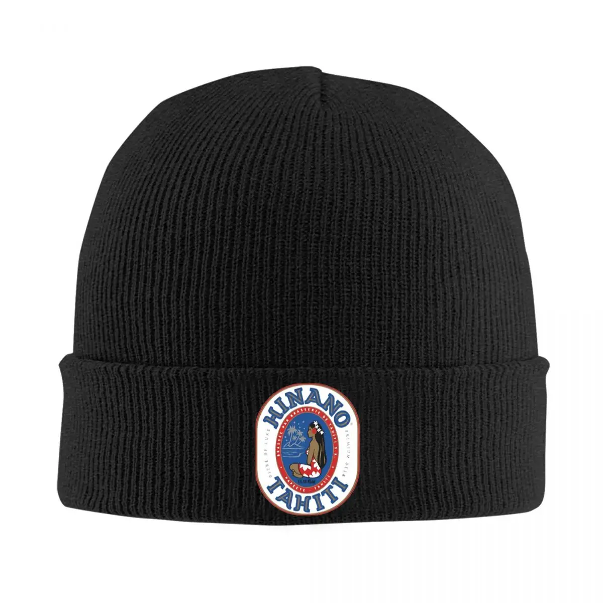 Hinano Tahiti Knitted Hat Beanie Winter Hat Warm Hip-hop Beer Brewery Caps for Men Women