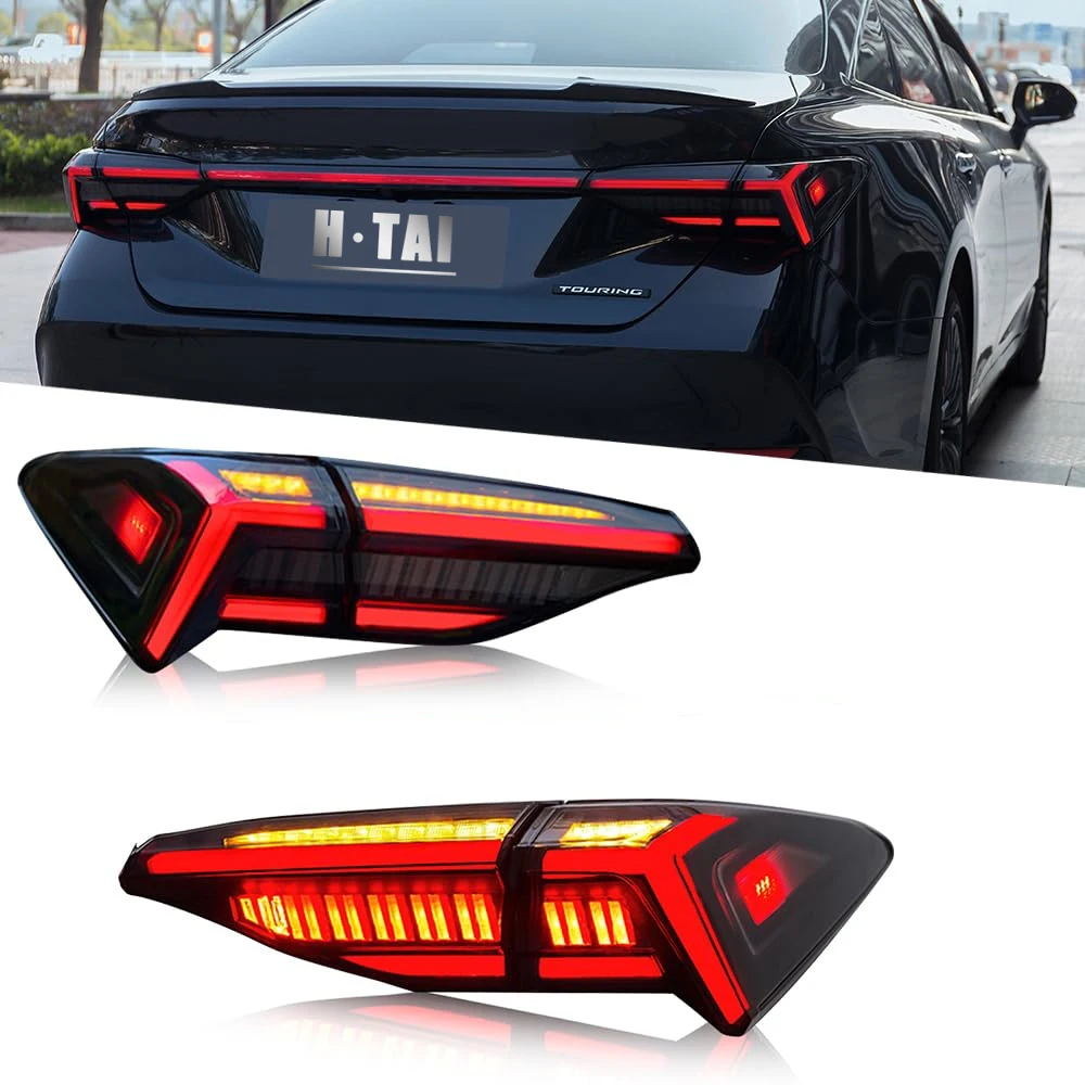 Par de luces traseras LED para Toyota Avalon 2018 2019 2020, luces traseras, luces antiniebla, señal de giro, conjuntos de luces traseras para coche
