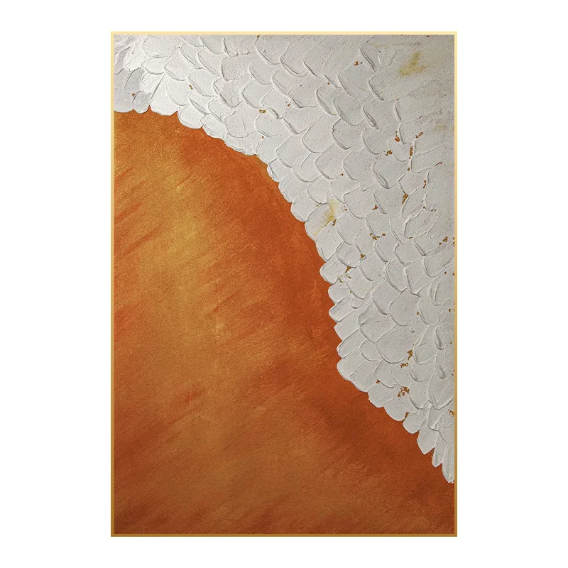 

Abstract pure hand-painted decorative , living room sofa background wall floor , entrance corridor hanging , large oil painting