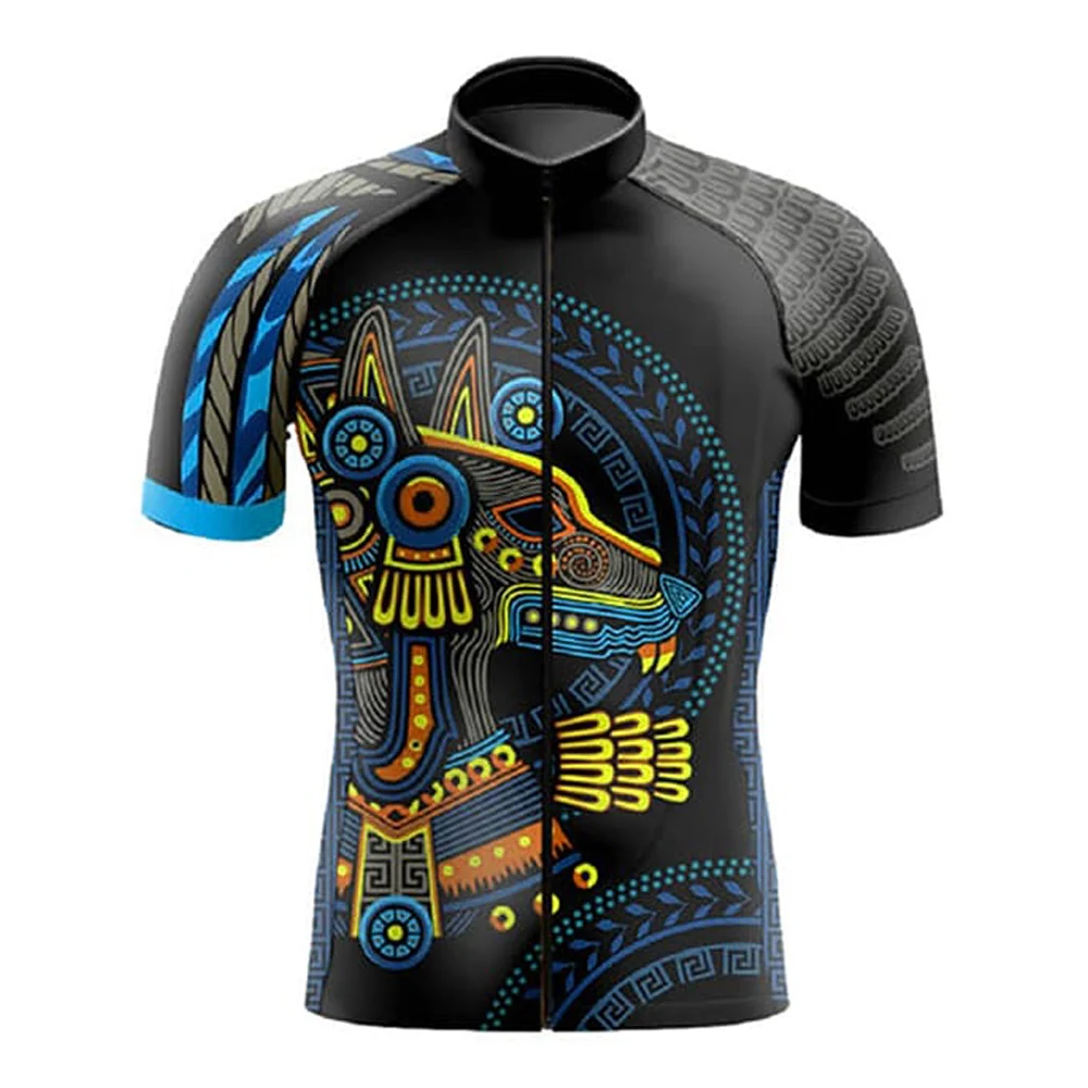 Men Short Sleeve Cycling Jersey Breathable Quick-Drying New BIke Clothing Mtb