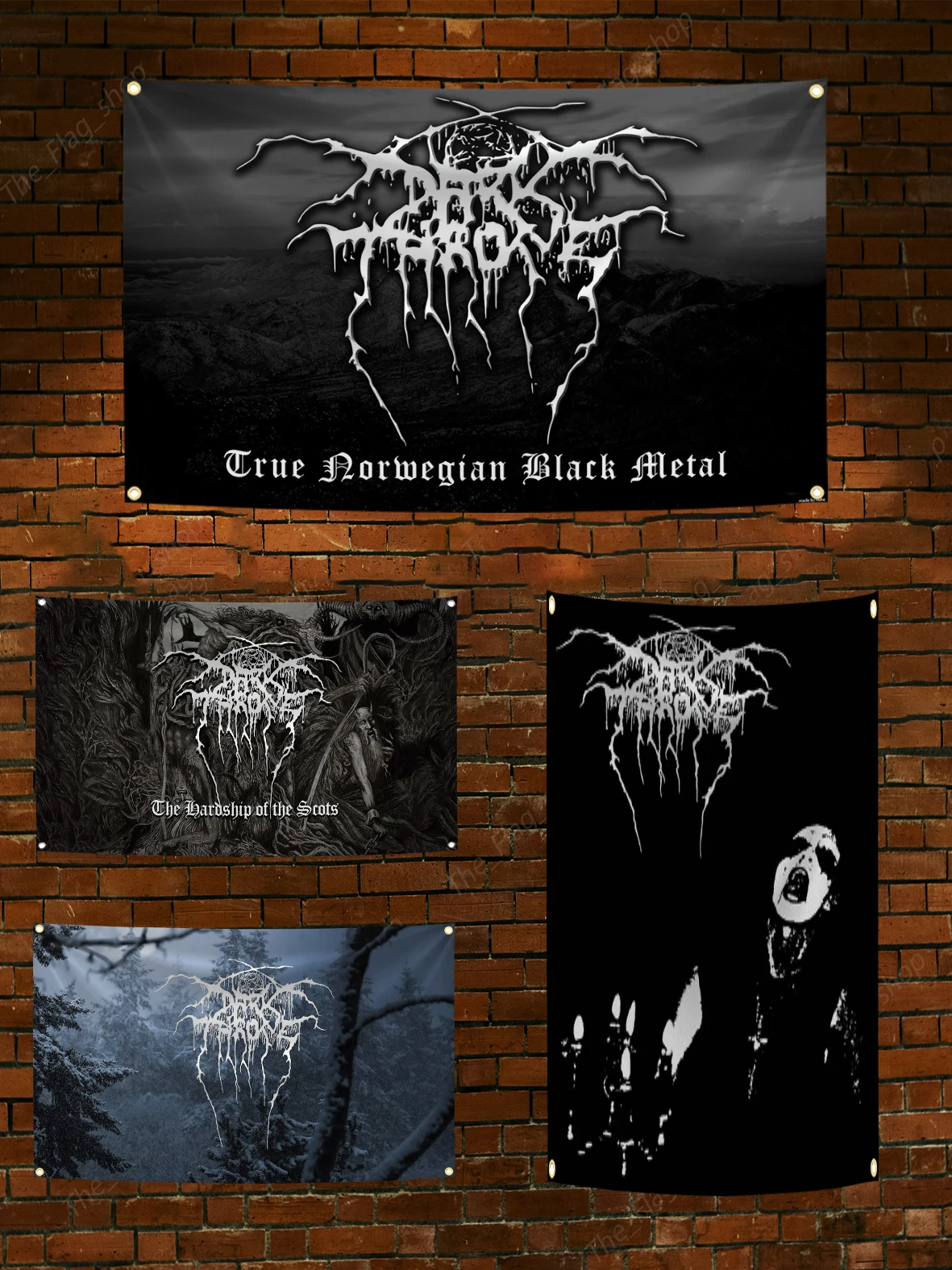 90x150cm Darkthrone True Norwegian Black Metal Rock Band Flag Polyester Printing Banner Home Or Outdoor Decoration Tapestry