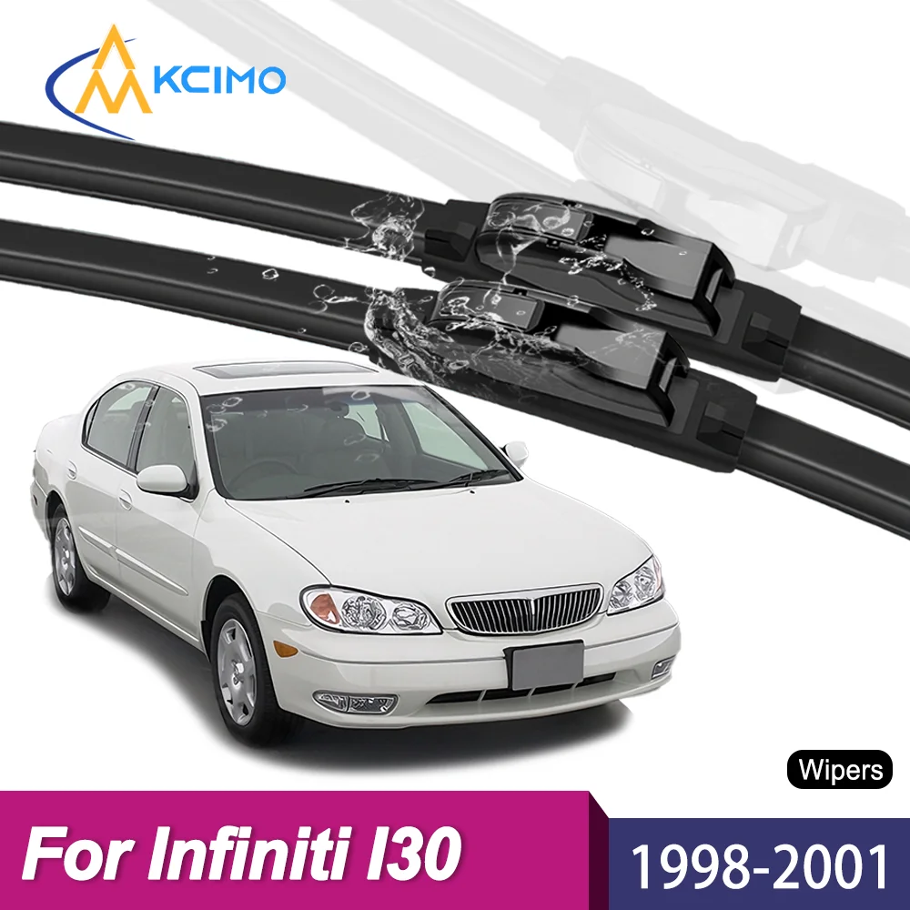 Upgrade Your Wiper System 2PCS Premium All-Season Blades For Infiniti I30 A33 1998-2001 Long-Lasting Clear Vision Guaranteed