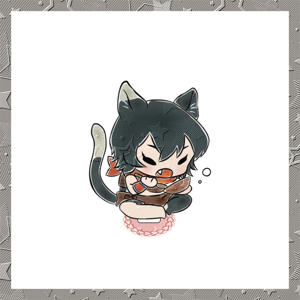 10CM Anime Delicious in Dungeon Acrylic Stand Model Keychain Q Version Characters Ornament Accessories Goods Collection Gifts