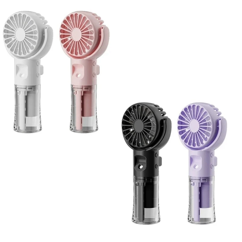 Ventilatore nebulizzatore portatile F4 Umidificante Ventilatore nebulizzatore Ventilatore appeso al collo Mini ventilatore portatile pieghevole