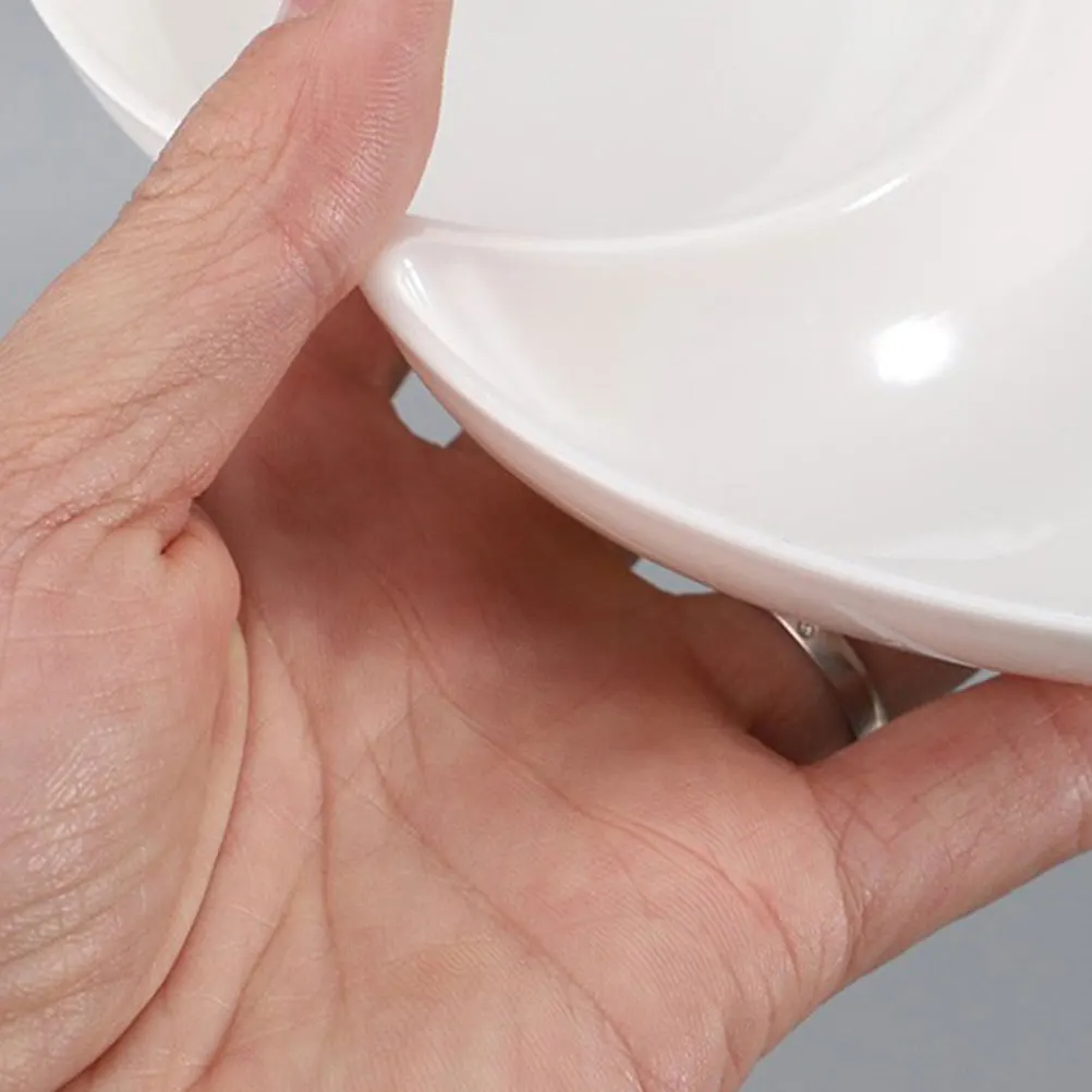 4 قطعة تاي جي شكل علبة طلاء بالألوان المائية لوحة صبغات بلاستيكية بيضاء لخلط الألوان لوازم اللوحة أدوات فنية #1