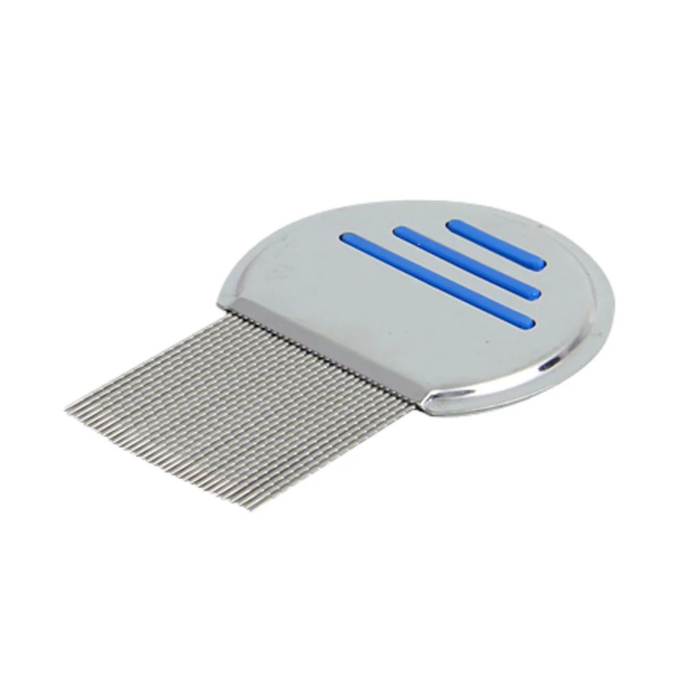 Peine para piojos Terminator de acero inoxidable 2025, peine para eliminar el cabello de mascotas/niños, cabezal para eliminar dientes de súper densidad, peine para eliminar las lemas, cuidado del cabello sin nit
