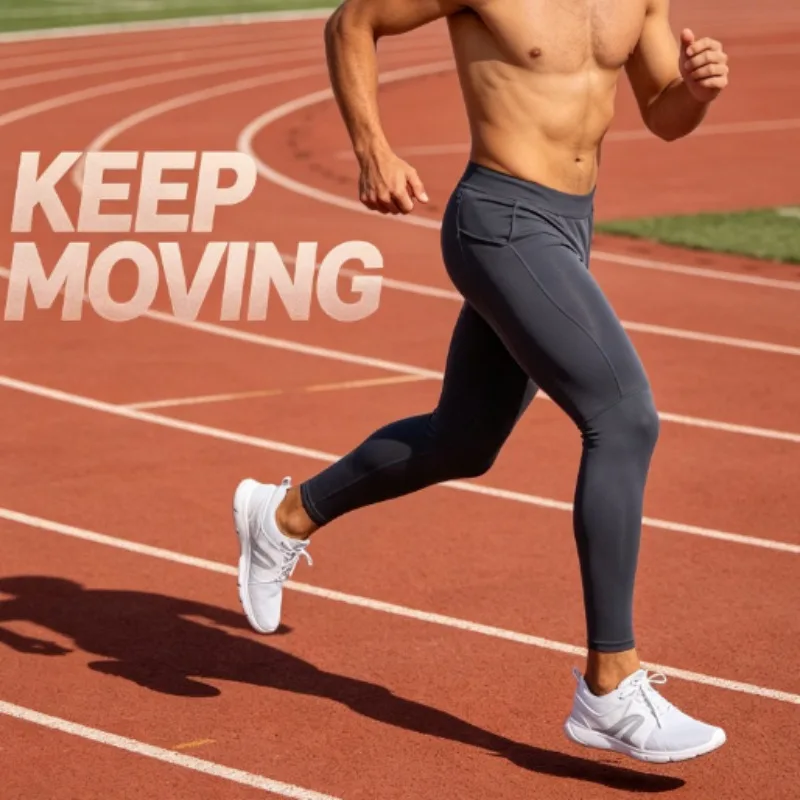 Spring Summer Men Sports Tights Quick Dry Fitness Yoga Running Basketball Base Layer Pants Stretch Breathable High Elastic