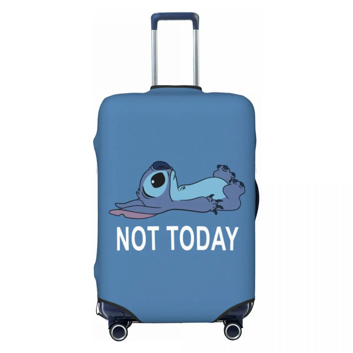 

Custom Stitch Not Today Stitch Luggage Cover Cute Funny Monster Suitcase Protector Covers Suit For 18-32 inch