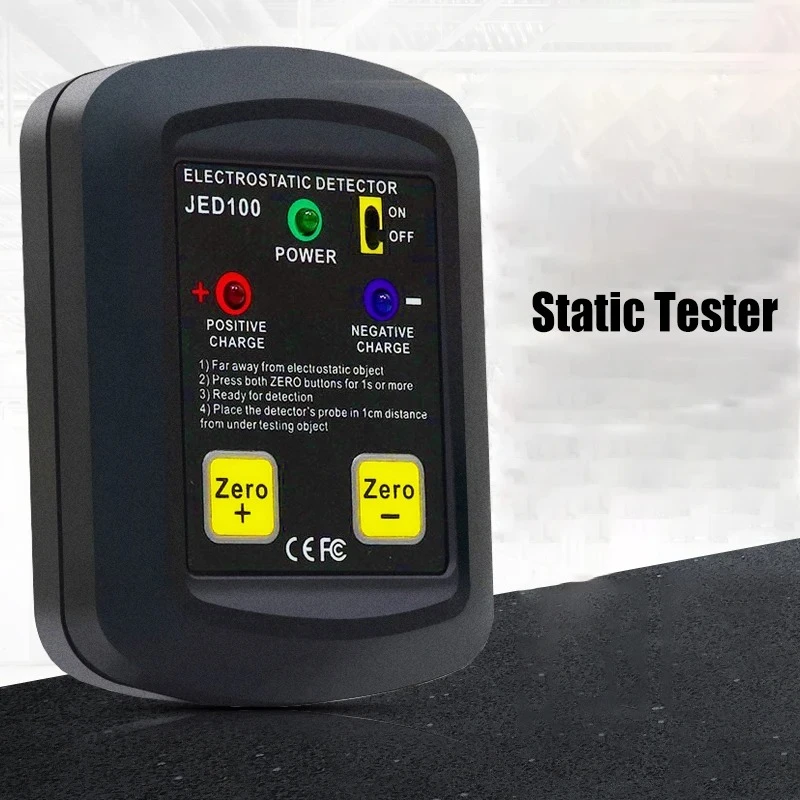 

JED100 Electrical Equipment Electrostatic Voltage Tester Non-Woven Fabric Static Electricity Field Meter Non-contact Tester Tool