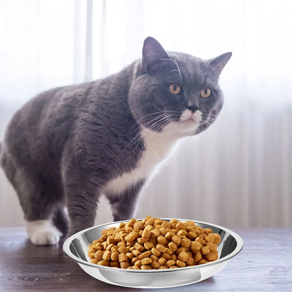 

2pcs Stainless Steel Pet Bowl 1.5L Large Capacity Dog Food Bowl For Cats Puppies Easy Clean Smooth No Corner Household Pet