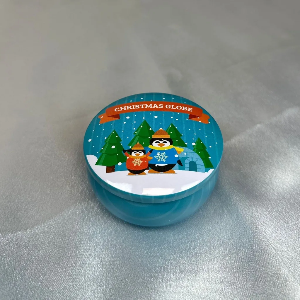 Home Decoration Candle Round Holiday Candle Vanilla Scented Candle Sealed For Dining Table Home Decoration Holiday Parties