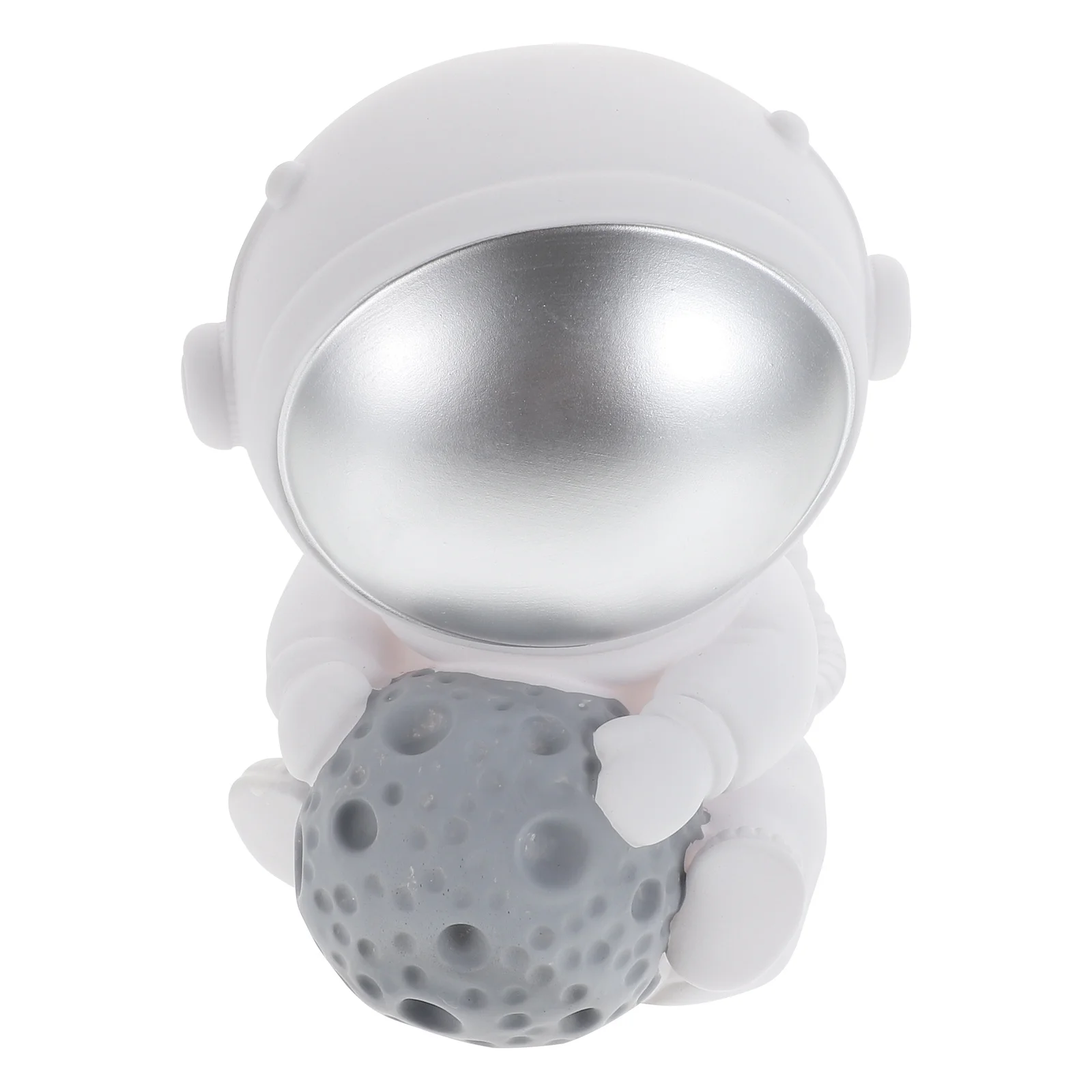 صندوق توفير فينيل جميل لرائد الفضاء على شكل خنزير للأطفال، جرة نقود مزخرفة بسعة كبيرة، هدية زينة لسطح المكتب والمكتب المنزلي