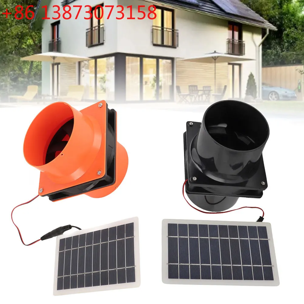 

Солнечный вытяжной вентилятор 10 Вт 12 В с солнечной панелью для вентиляции курятников, теплиц, сараев, автодомов, лодок, улучшает циркуляцию воздуха