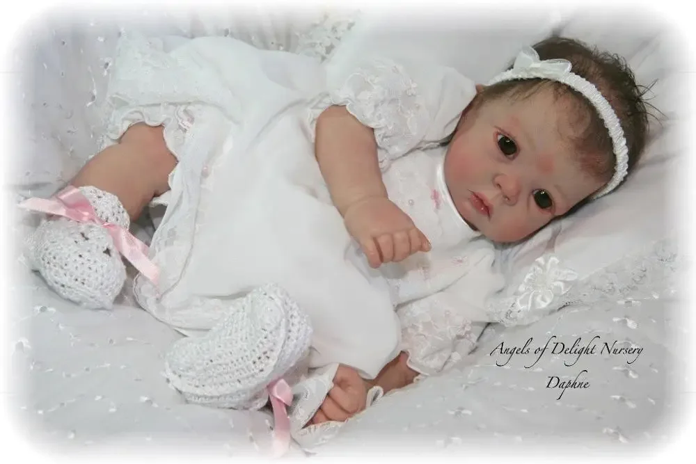 SINO-BB 20 pollici FAI DA TE In Bianco Reborn Baby Doll Parti Loulou Non Verniciato Parti di Bambole Non Finite Bambino Kit In Vinile Non Finito
