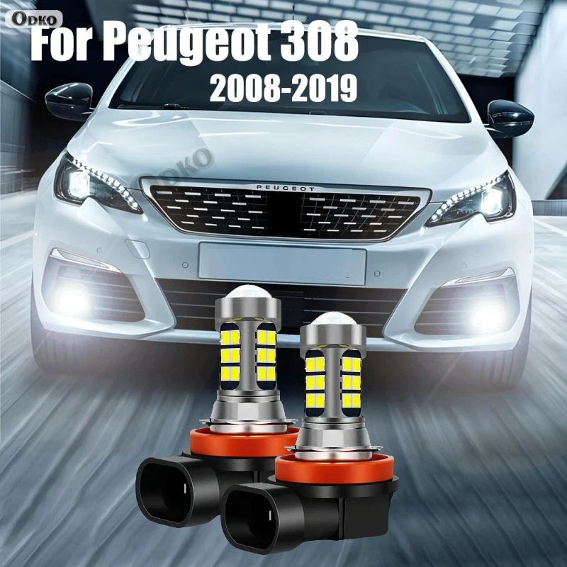 

2 шт. светодиодные противотуманные фары для Peugeot 308 2008-2019 гг.