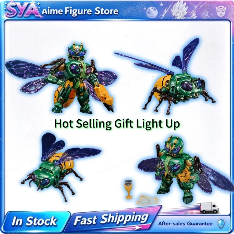 In Stock – MachineCat-Toys MCT-02 Buzz Bee (Wasp Warrior) Transformable Toy – Collectible Gift