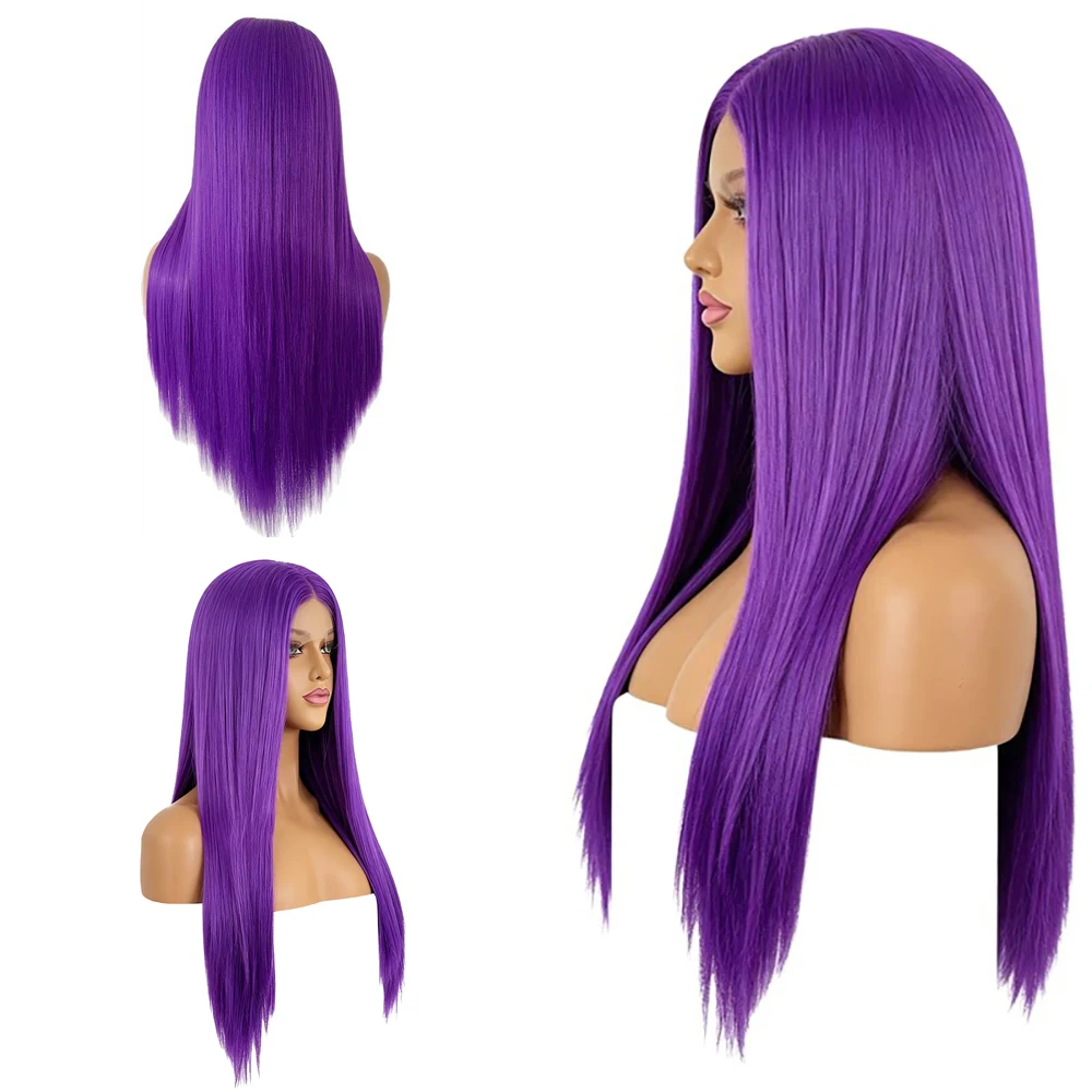 purple-long-straight-13x4-lace-front-wig-natural-looking-glueless-synthetic-wig-for-women-cosplay-daily-party-music-festival