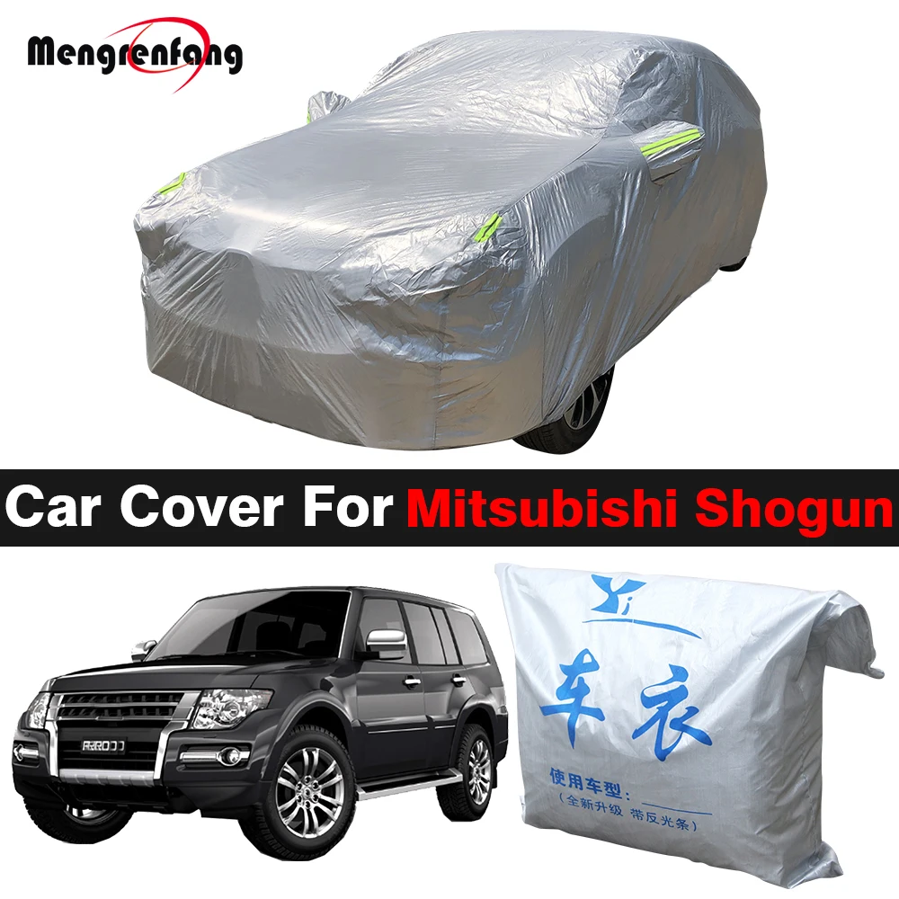 

Car Cover Outdoor Anti-UV Sun Shade Snow Rain Wind Protect SUV Cover For Mitsubishi Pajero Shogun Montero