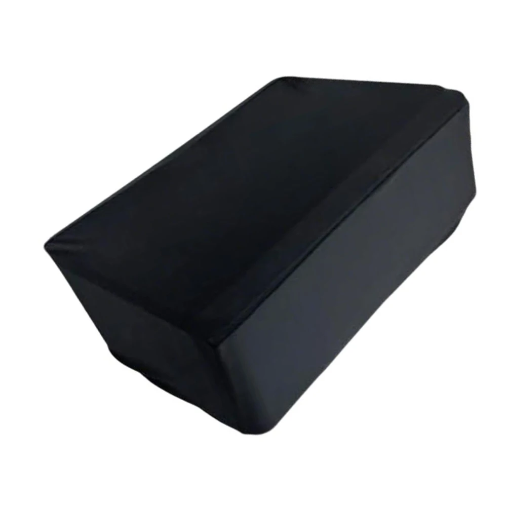 Dust Cover for Printers with Drawstring Closure - Elastic Stretch Waterproof Oxford Cloth Protector Black Size 17.3x13x9.3 inch