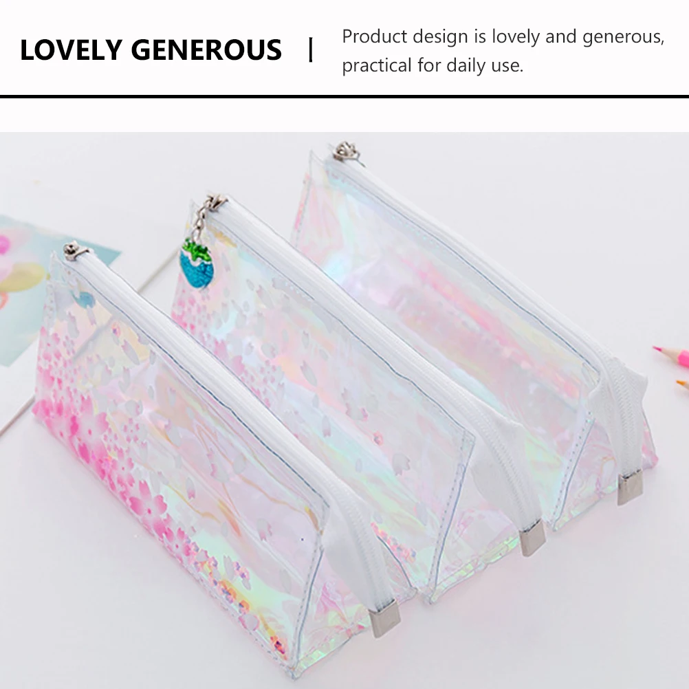 

1Pcs Glitter Pencil Bag Sequin Pen Holder Practical Large Capacity Creative Student Stationery Bag