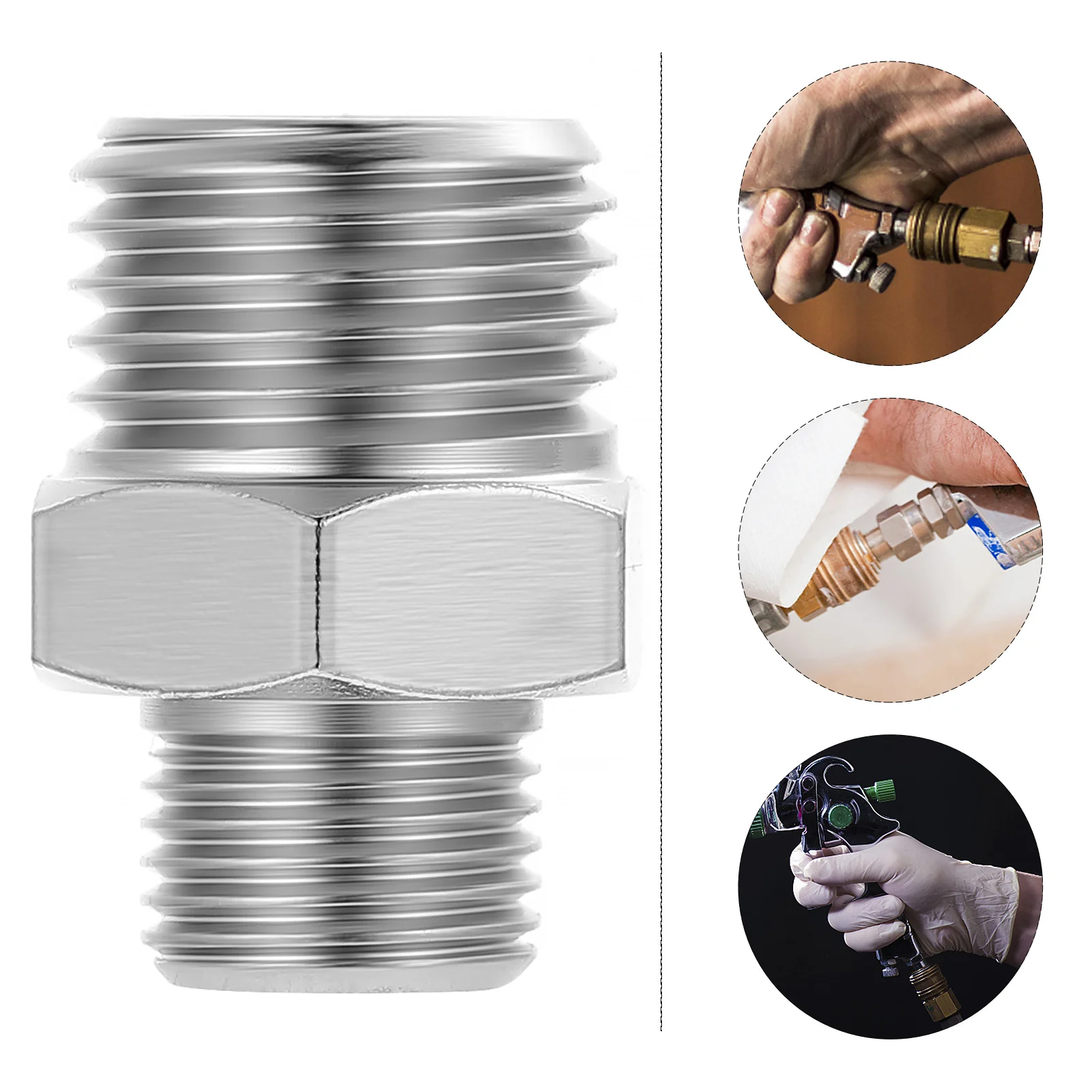Adapter do aerografu do szybkozłączek węża, konwersja rur, złączki do rur