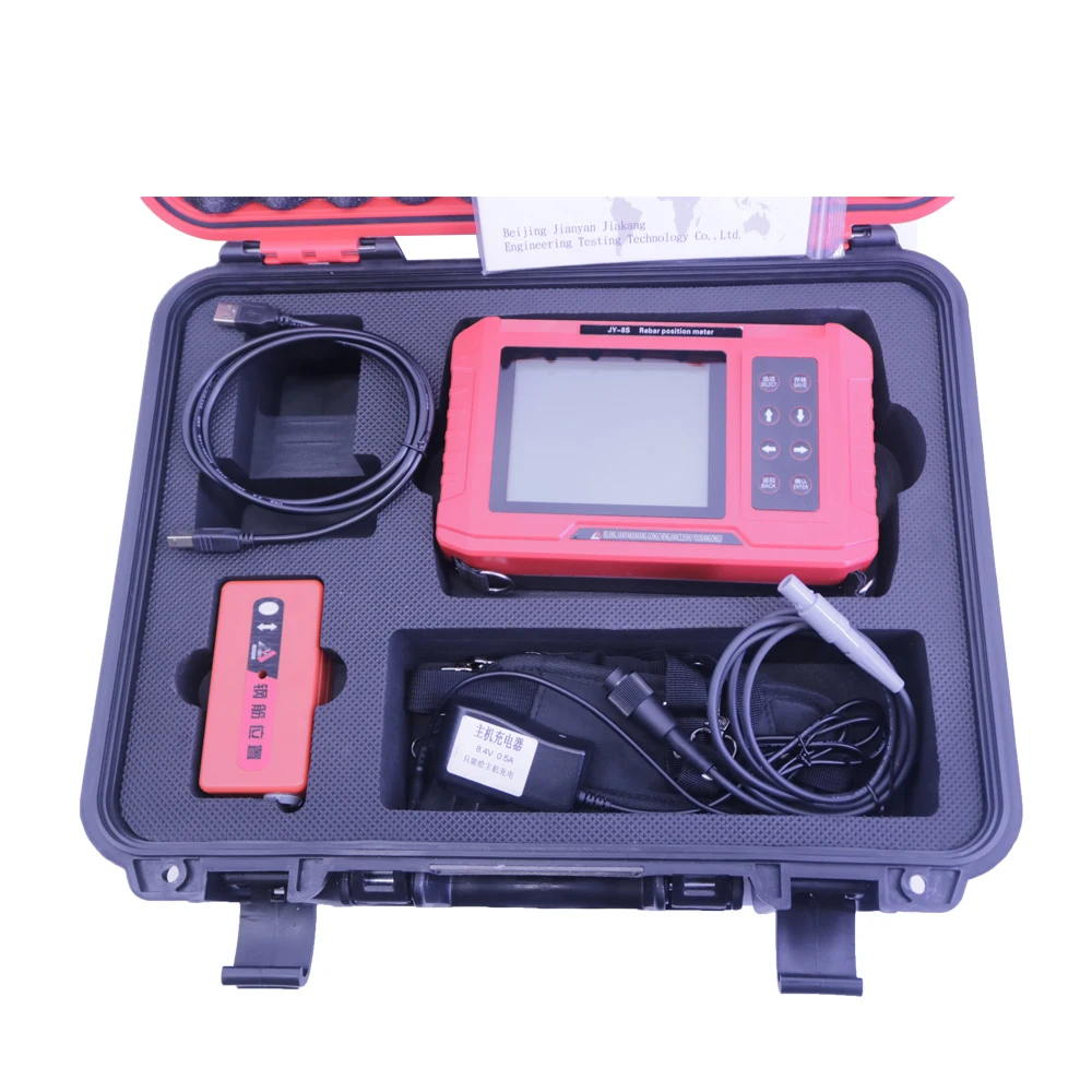 JY-8S Concrete Reinforcement Detector Rebar Diameter Detector Concrete Rebar Positioning Scanner