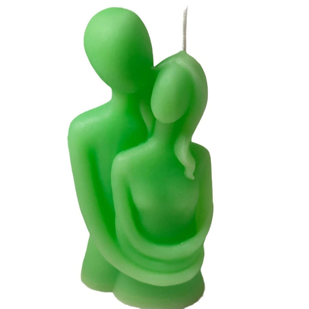 

1Romantic couple embracing DIY scented candle decor Ornament Soy Wax Rituals Wedding Birthday Candles Party Home Decoration