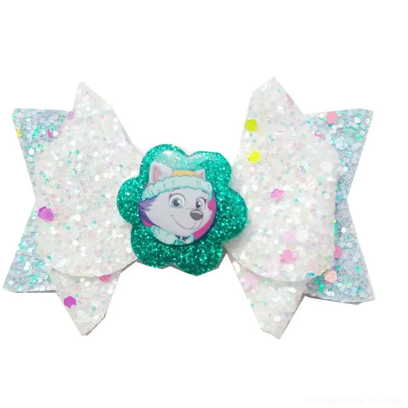 PAW Patrol Skye Everest pince à cheveux pour enfants Barrettes latérales pour petites filles mignon couvre-chef pour bébé nouvelles épingles à cheveux nœud Kawaii mignon