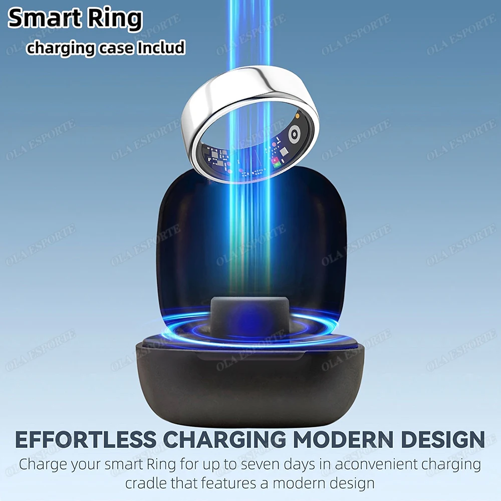 For Xiaomi Smart Ring Multifunctional Rings Bluetooth Health Monitoring Sleep Monitor Heart Rate Waterproof Men Women Smart Ring