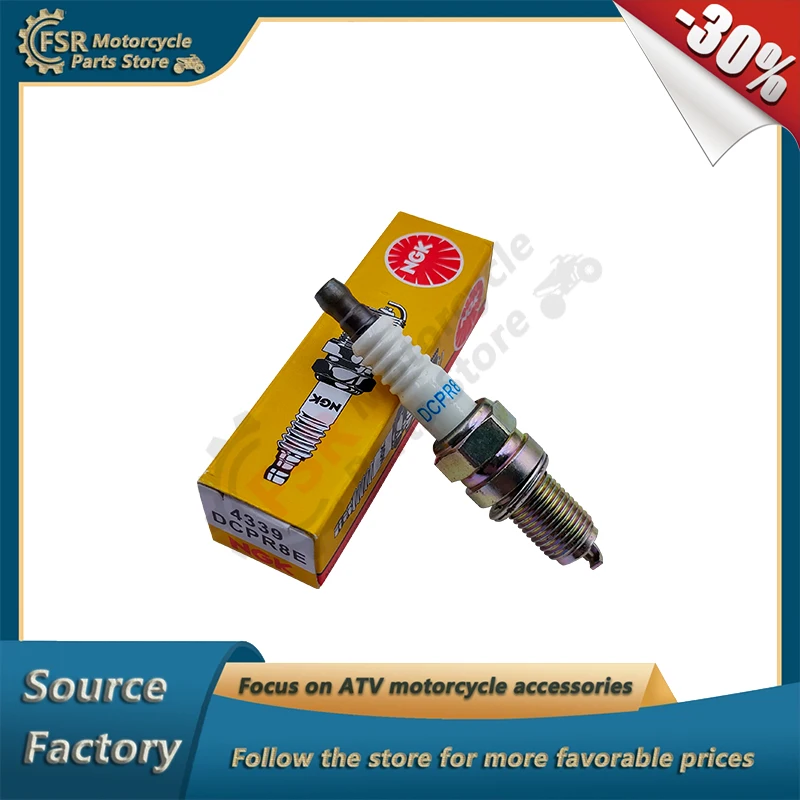 

NGK spark plug DCPR8E-4339,Fits Russian Mechanics PM 800 & Stels ATV 650 800 850 Guepard HiSun ODES UTV 800,P/N:0120382,Quad